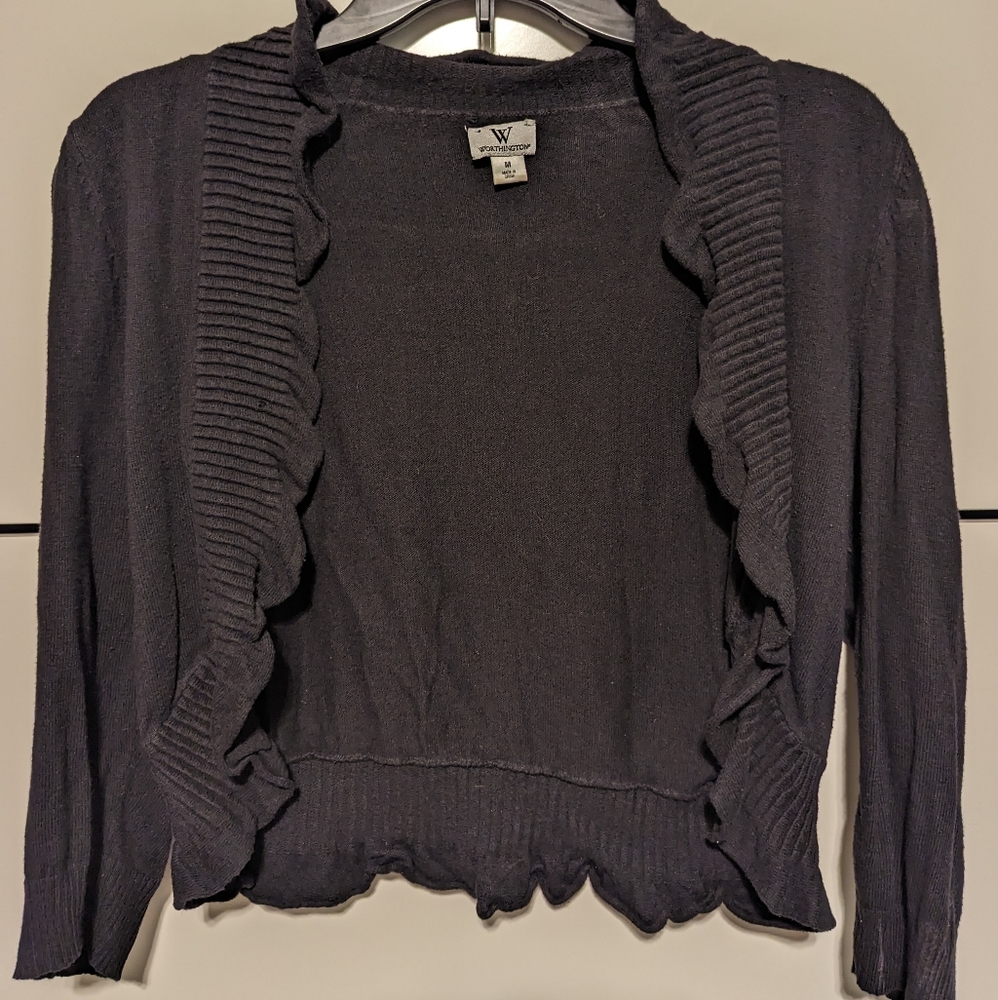 Black Bolero Cardigan